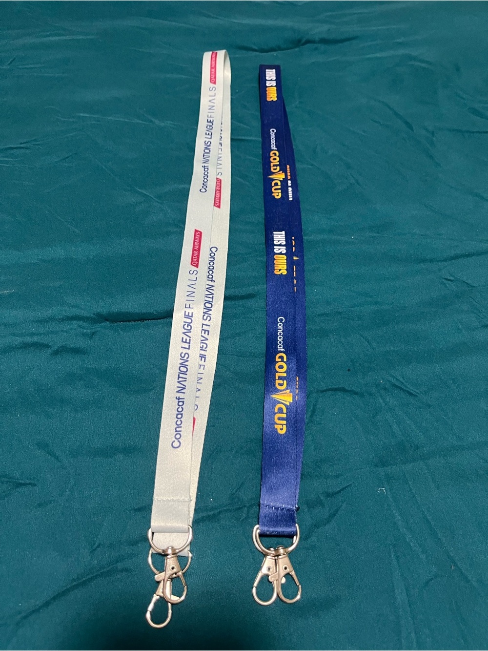 Official Concacaf Lanyards with Duo with Metal Clips